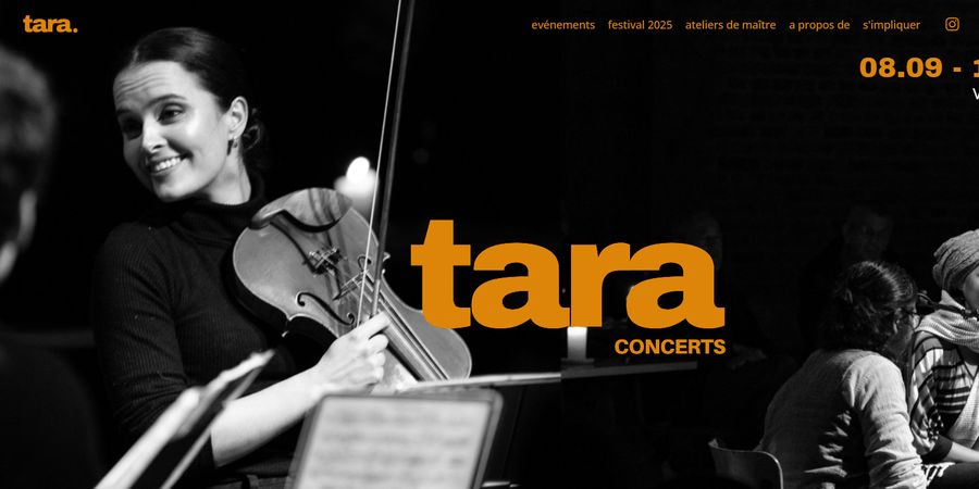 image - Concerts Classiques - Tara Festival
