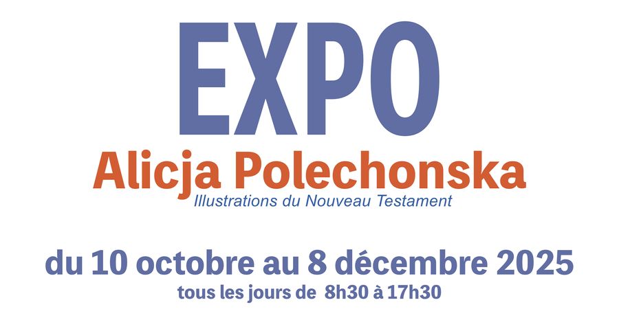 image - Alicja Polechonska expose à l'Eglise Saint-Médard (Illustrations du Nouveau Testament)