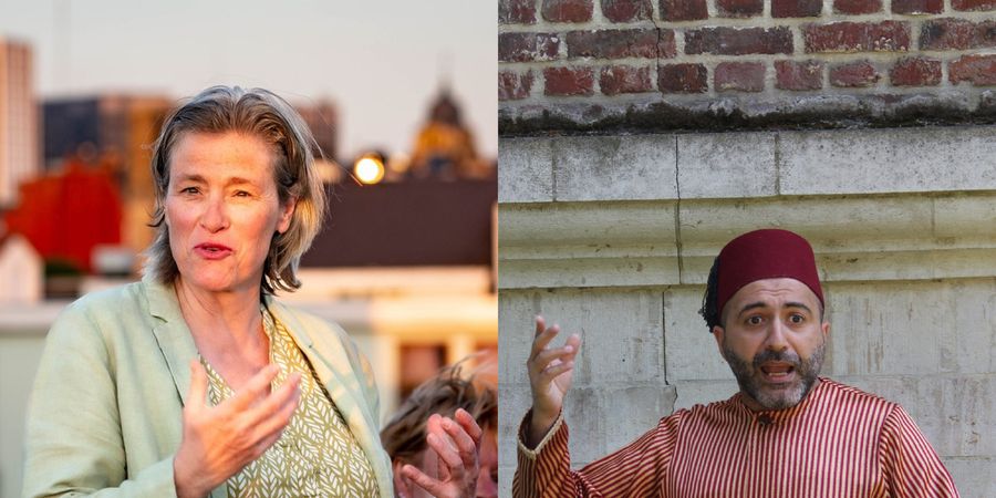 image - Périples | Rencontre sur scène, une invitation - Sophie Clerfayt & Khaled El Naanaa