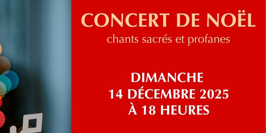 image - Concert de Noêl chants sacrés et profanes