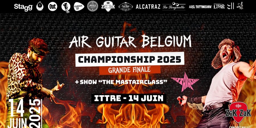 image - Air Guitar Belgium - Grande Finale
