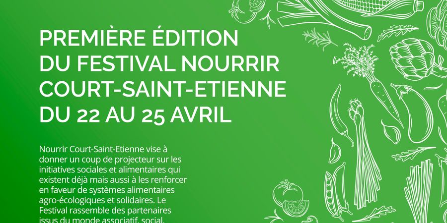 image - PREMIÈRE ÉDITION DU FESTIVAL NOURRIR COURT-SAINT-ETIENNE