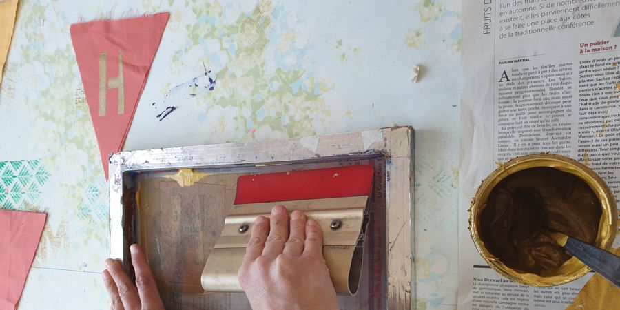 image - Ateliers à 4 mains - Sérigraphie textile
