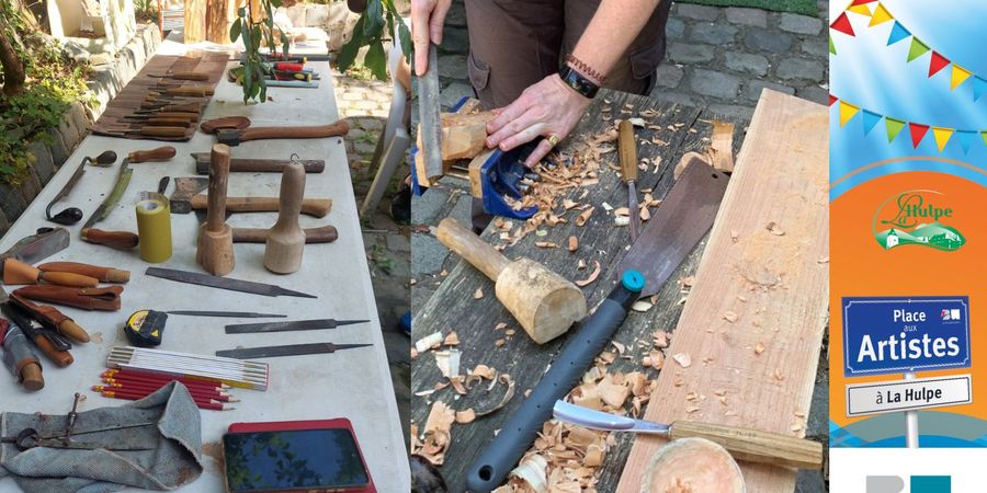 image - Place aux Artistes à La Hulpe | Initiation à la sculpture sur bois 