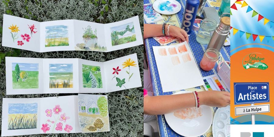 image - Place aux artistes à La Hulpe | Atelier d’aquarelle 