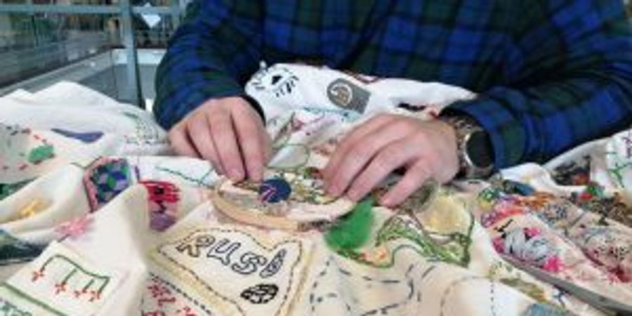 image - Territoires brodés - Broderie collective