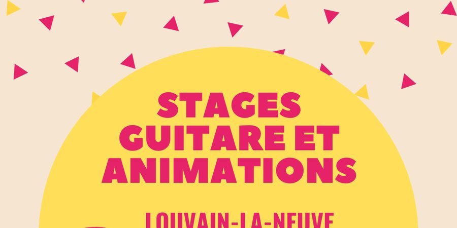 image - Stage guitare et jeux printemps