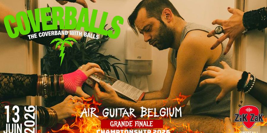 image - FINALE AIRGUITAR BELGIUM + COVERBALLS