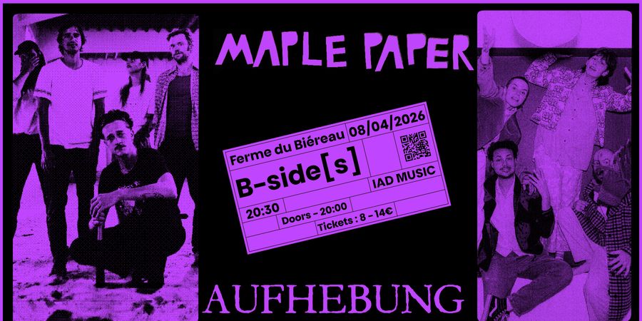 image - B-side[s] - Maple Paper et Aufhebung