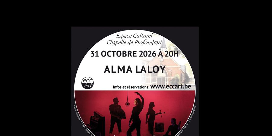 image - Le 31/10/26 Alma Laloy en concert à la chapelle de Profondsart. 