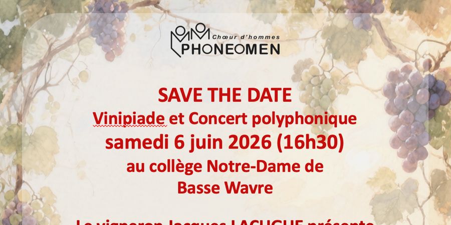 image - Vinipiade dégustation de vins et Concert aubade 